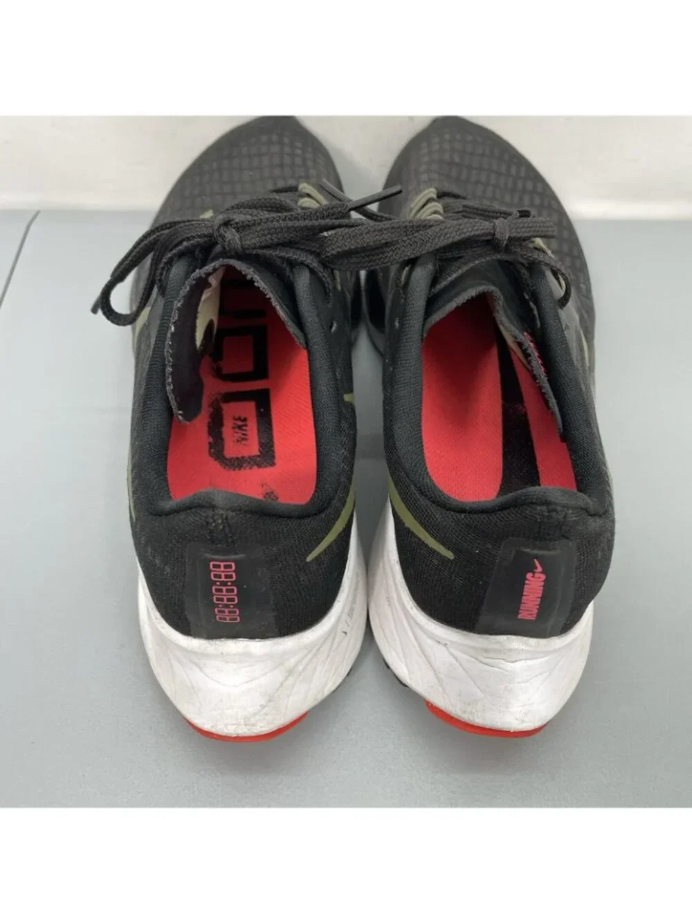 Nike Air Zoom Pegasus 37 Sneakers Shoes Running Training Black Mens 10